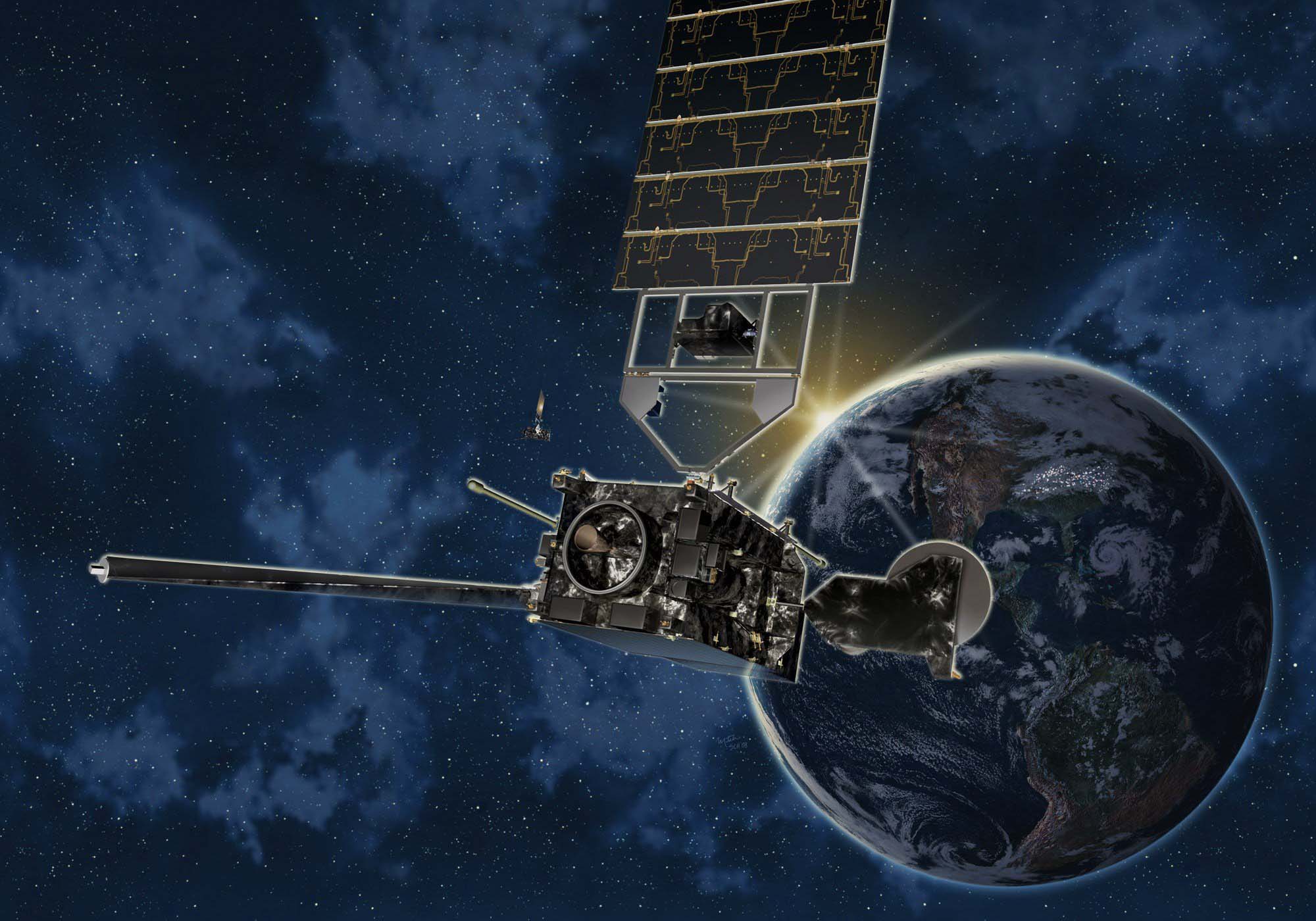 Artist image of GOES R satellite.